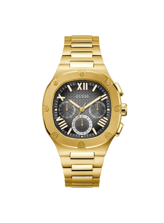 GUESS Headline Men’s Analog Quartz Gold Tone Multi-function Watch GW0572G2 - 42mm - Image 2